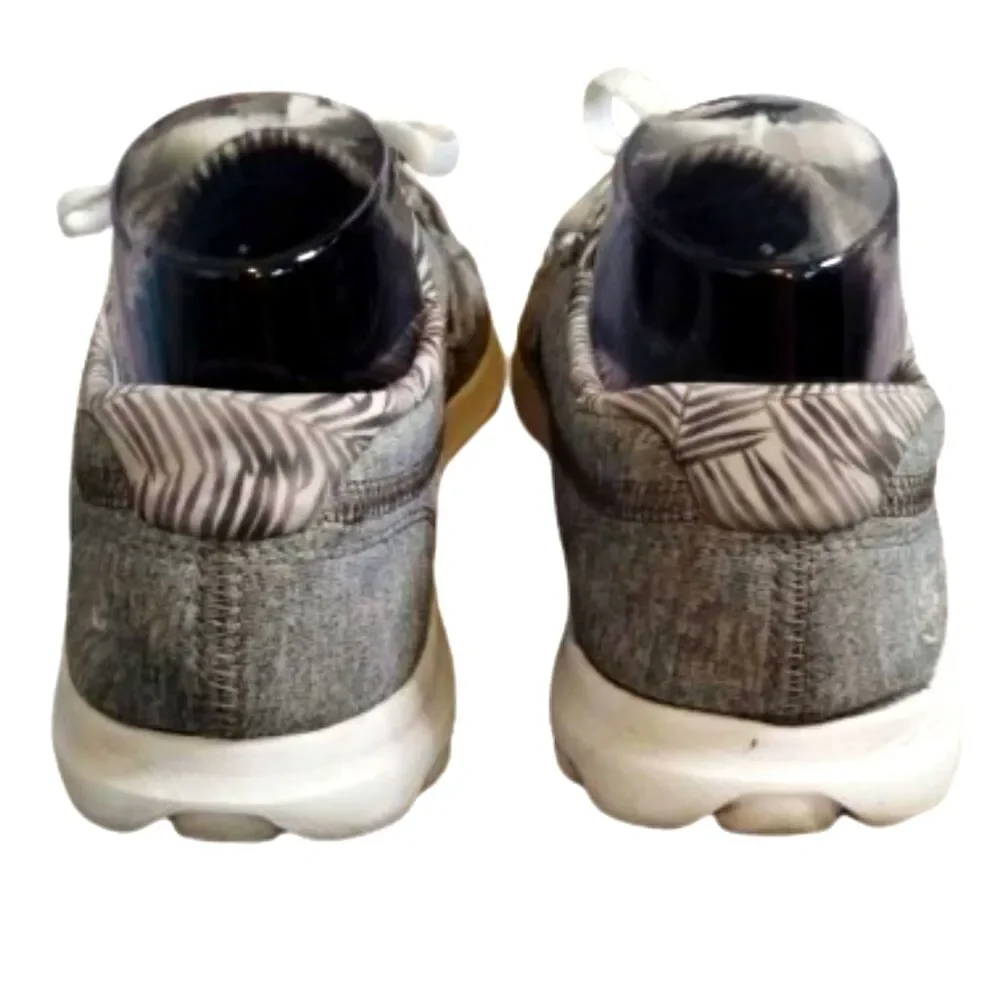 Skechers On The Go Oxford Loafers Boat Shoes Lace Up Gray Women's 7.5